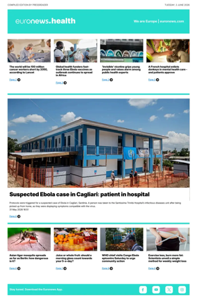 Cover of Euronews Health (English) Compiled Edition