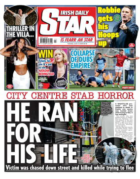 Cover of Irish Daily Star