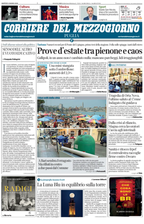 Cover of Corriere del Mezzogiorno (Puglia)