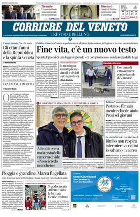 Cover of Corriere del Veneto (Treviso e Belluno)