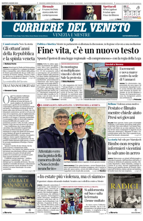 Cover of Corriere del Veneto (Venezia e Mestre)