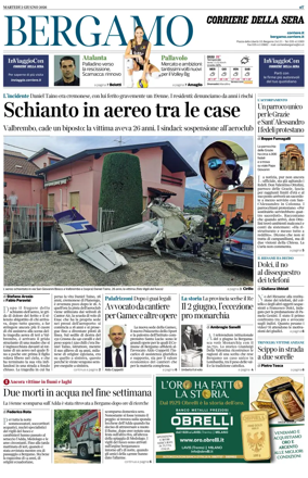 Cover of Corriere della Sera (Bergamo)