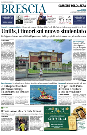 Cover of Corriere della Sera (Brescia)
