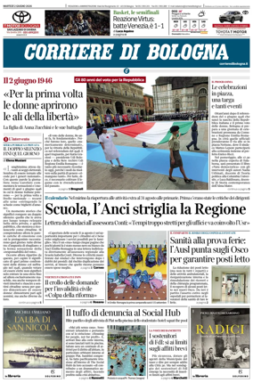 Cover of Corriere di Bologna