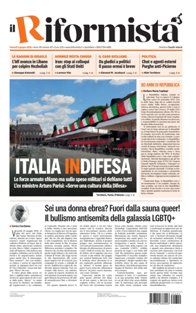 Cover of Il Riformista (Italy)