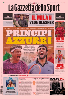 Cover of La Gazzetta dello Sport - Milano
