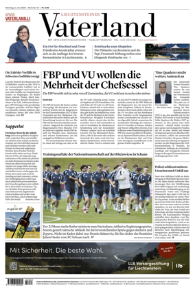 Cover of Liechtensteiner Vaterland