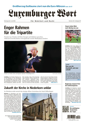 Cover of Luxemburger Wort