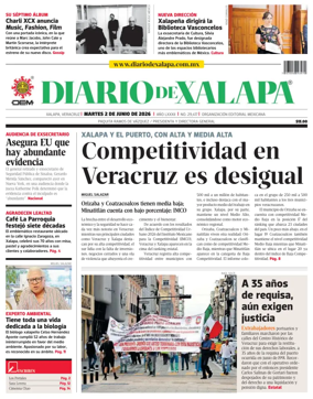 Cover of Diario de Xalapa