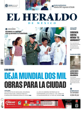 Cover of El Heraldo de Mexico