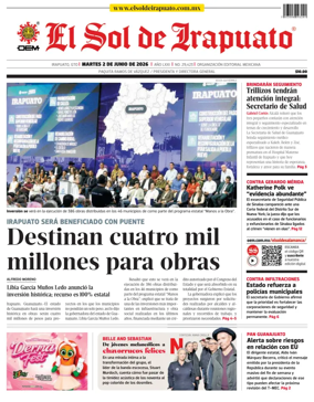 Cover of El Sol de Irapuato