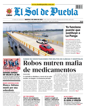 Cover of El Sol de Puebla