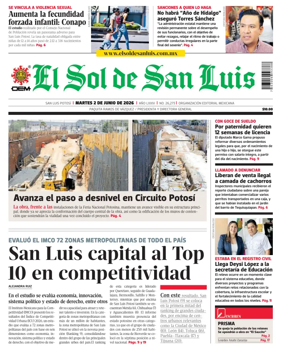 Cover of El Sol de San Luis Potosi