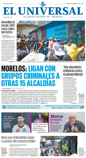 Cover of El Universal