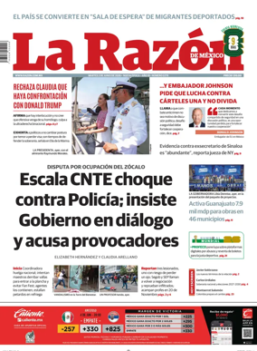Cover of La Razon de Mexico