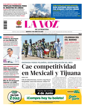 Cover of La Voz de la Frontera
