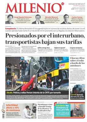 Cover of Milenio Edo de Mexico