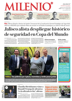 Cover of Milenio Jalisco