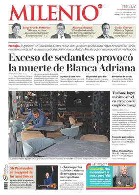 Cover of Milenio Puebla