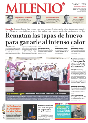 Cover of Milenio Tamaulipas