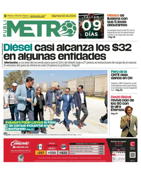 Cover of Publimetro Guadalajara