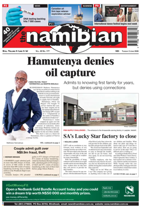 Cover of The Namibian