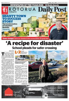 Cover of Rotorua Daily Post