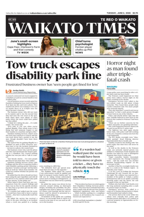 Cover of Waikato Times