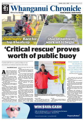 Cover of Whanganui Chronicle