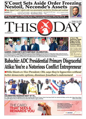 Cover of THISDAY