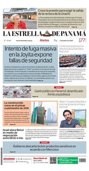 Cover of La Estrella de Panama