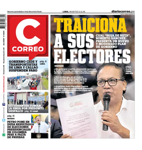 Cover of Diario Correo