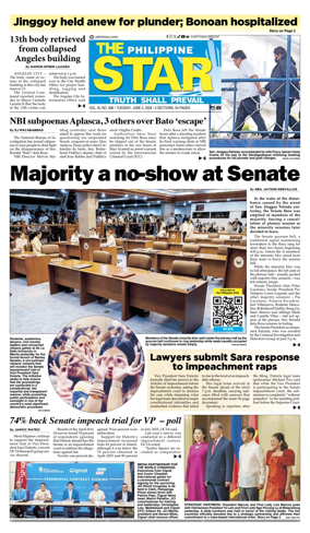 Cover of The Philippine Star
