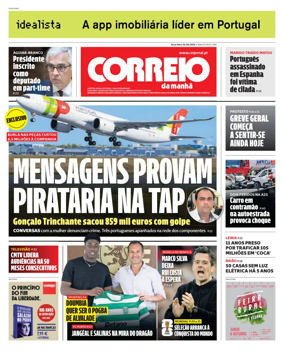 Cover of Correio da Manha