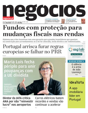 Cover of Jornal de Negocios