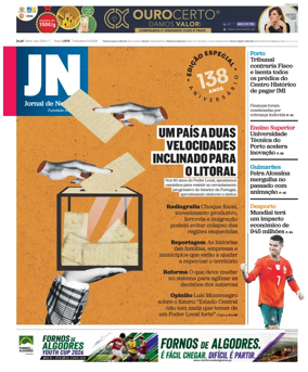 Cover of Jornal de Noticias
