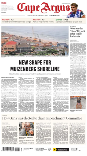 Cover of Cape Argus (PM Edition)