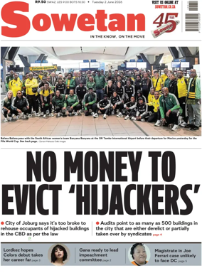 Cover of Sowetan