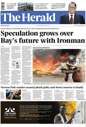 Cover of The Herald (South Africa)