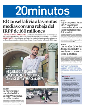 Cover of 20 Minutos Valencia