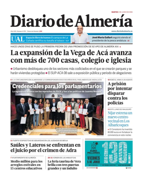 Cover of Diario de Almeria