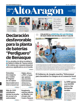 Cover of Diario del Alto Aragon