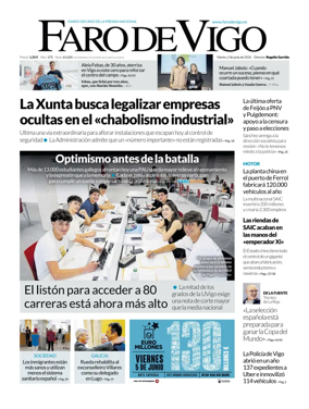 Cover of Faro de Vigo