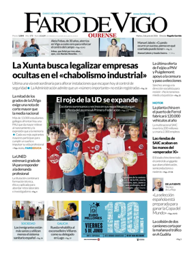 Cover of Faro de Vigo (Ourense)