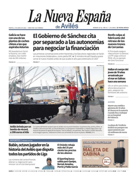 Cover of La Nueva Espana (Aviles)