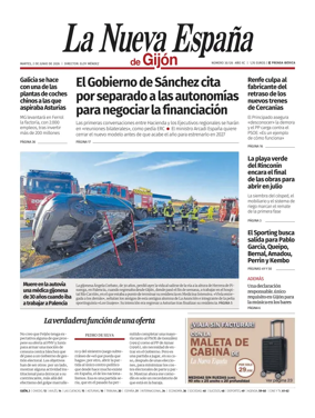 Cover of La Nueva Espana (Gijon)
