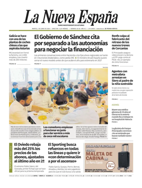 Cover of La Nueva Espana (Occidente)