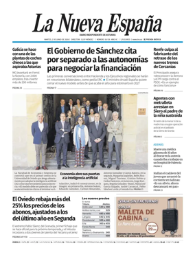 Cover of La Nueva Espana (Oviedo)