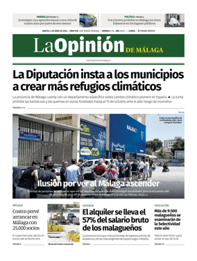 Cover of La Opinion de Malaga