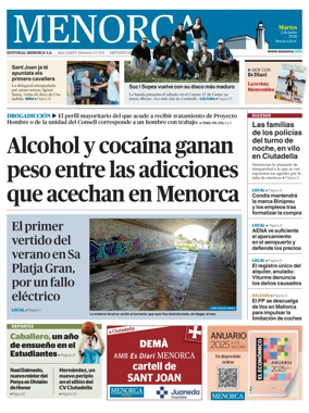 Cover of Menorca Diario Insular